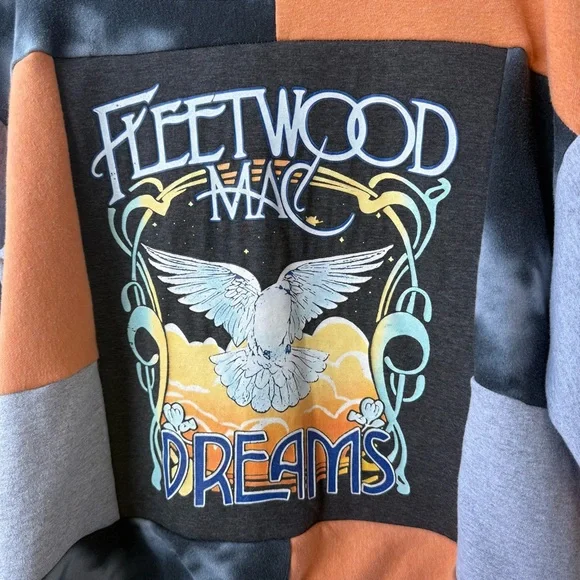 Fleetwood Mac Dreams Women's Patchwork Crew Neck Sweater Women’s L - Picture 5 of 6